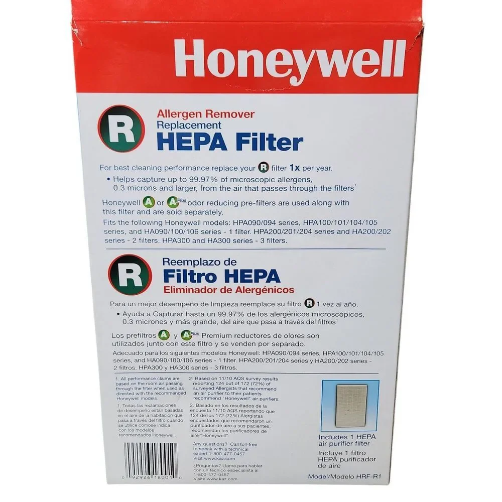 Honeywell HEPA Air Purifier‎ Replacement Filter HRFR1 New R Filter 2013 Sealed